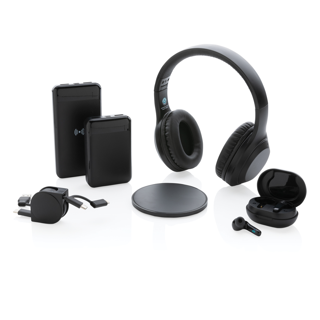 MultiConnect Pro 6-in-1 Kabel aus recyceltem TPE – Flexibles Werbegeschenk mit Logo