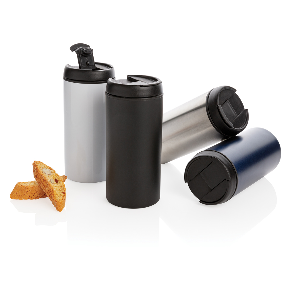 XD Xclusive Metro Becher 300 ml aus RCS-zertifiziertem Recycling-Edelstahl mit Logo-Veredelung
