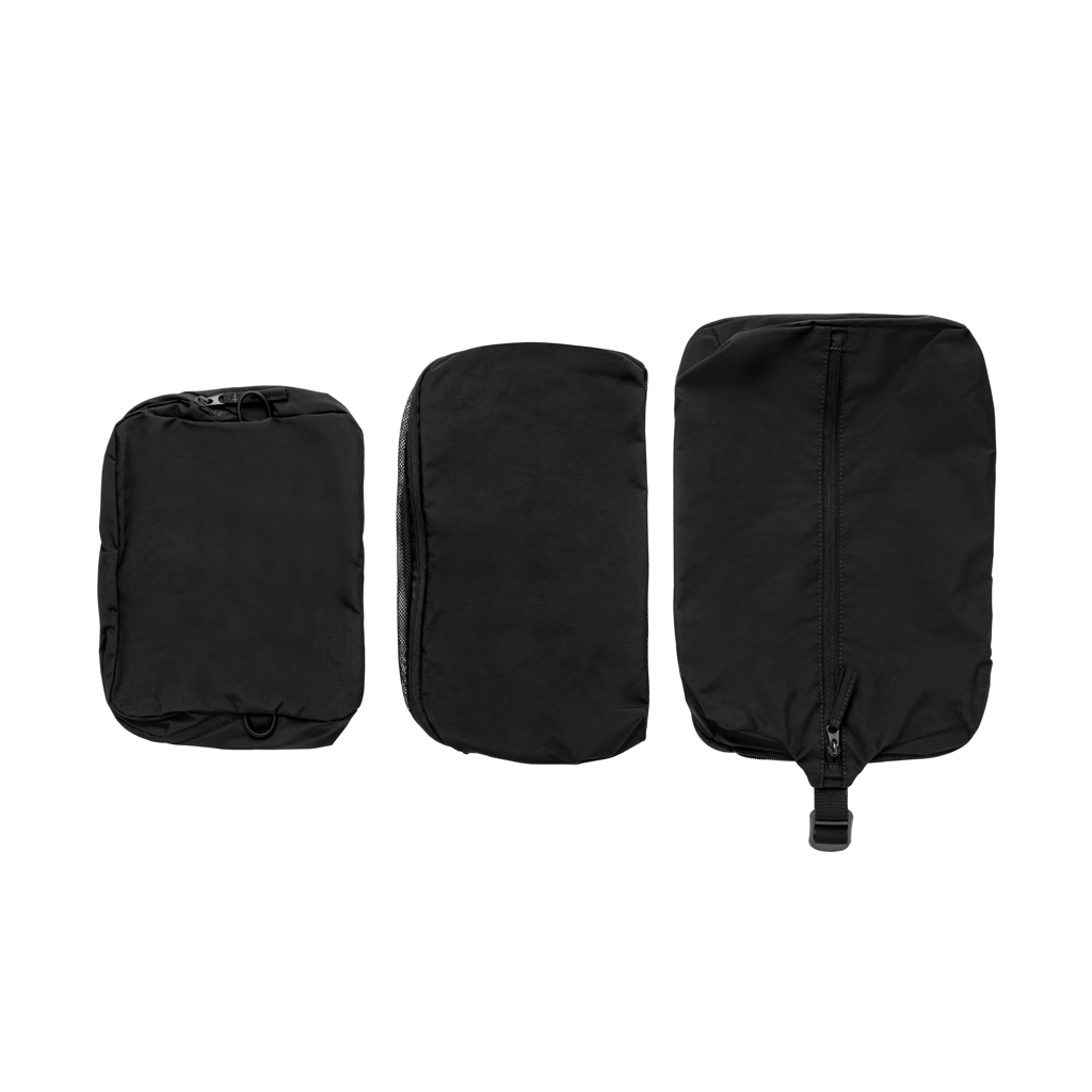 XD Xclusive KENTO URBAN Packing Cube Set 3-teilig aus RCS-recyceltem Nylon mit Logodruck