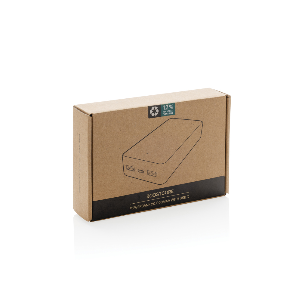 XD Collection Boostcore Powerbank 20.000 mAh aus RCS-recyceltem ABS