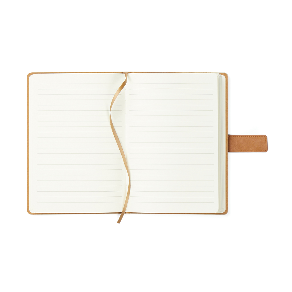 VINGA Bosler A5-Notizbuch aus RCS-recyceltem Papier, mit Logo veredelbar