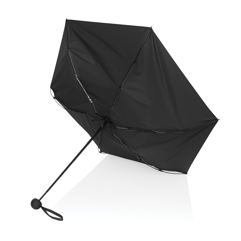 Aware rPET Super-Mini-Taschenschirm 19,5 Zoll, 5-fach faltbar, bedruckbar