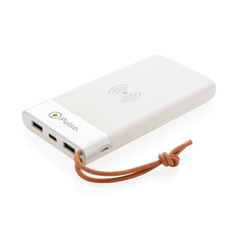 Pro Powerbank 8000 mAh Qi Wireless 5W – weiß