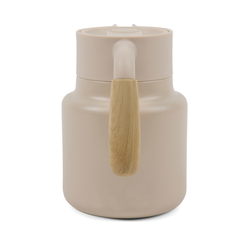 VINGA Arbe RCS Isolierkanne 1200 ml aus recyceltem Edelstahl – mit Lasergravur oder Tampondruck