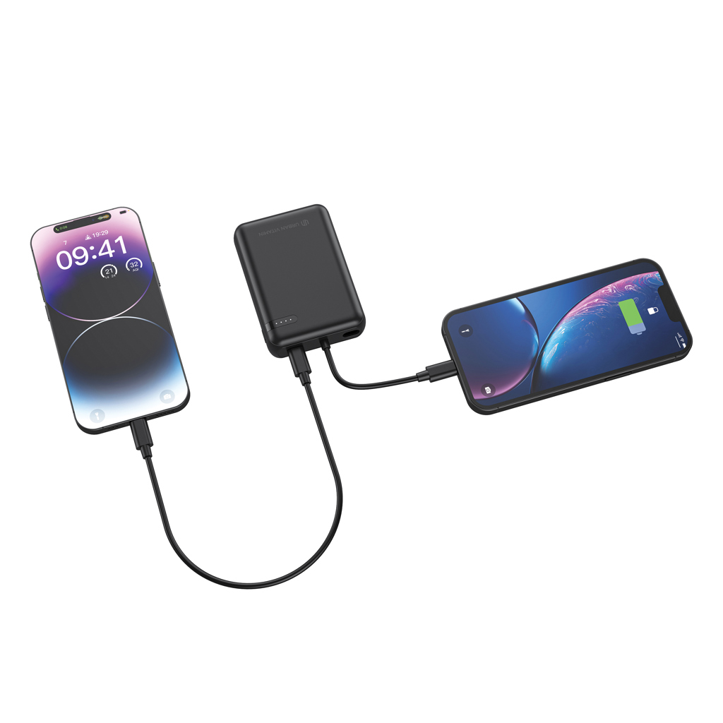 RCS-zertifizierte 10.000mAh Powerbank 20W PD – schwarz RCS-zertifizierte 10.000mAh Powerbank 20W PD – schwarz