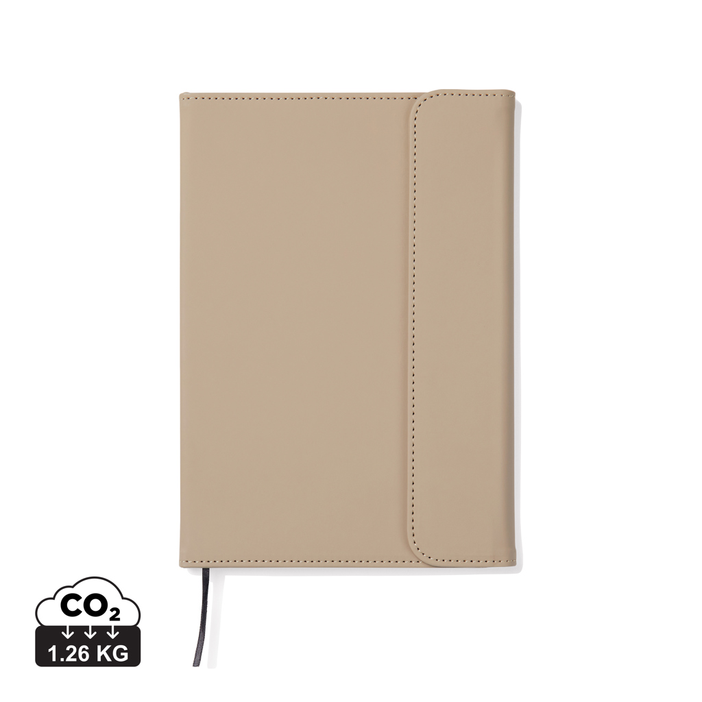 VINGA Baltimore A5-Notizbuch aus GRS-recyceltem PU und Papier VINGA Baltimore A5-Notizbuch aus GRS-recyceltem PU und Papier