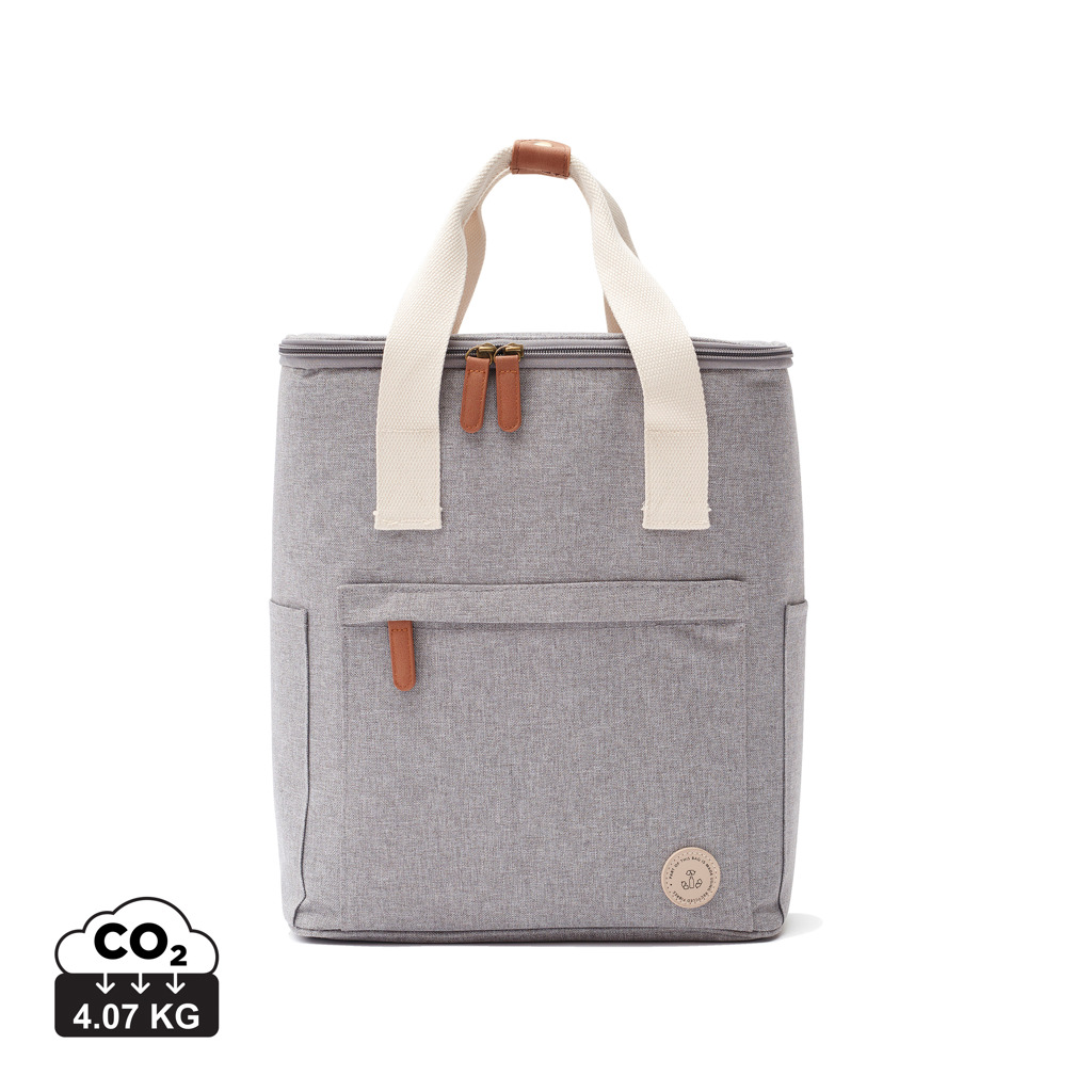 VINGA Sortino Wanderkühlrucksack aus PET mit Logodruck VINGA Sortino Wanderkühlrucksack aus PET mit Logodruck