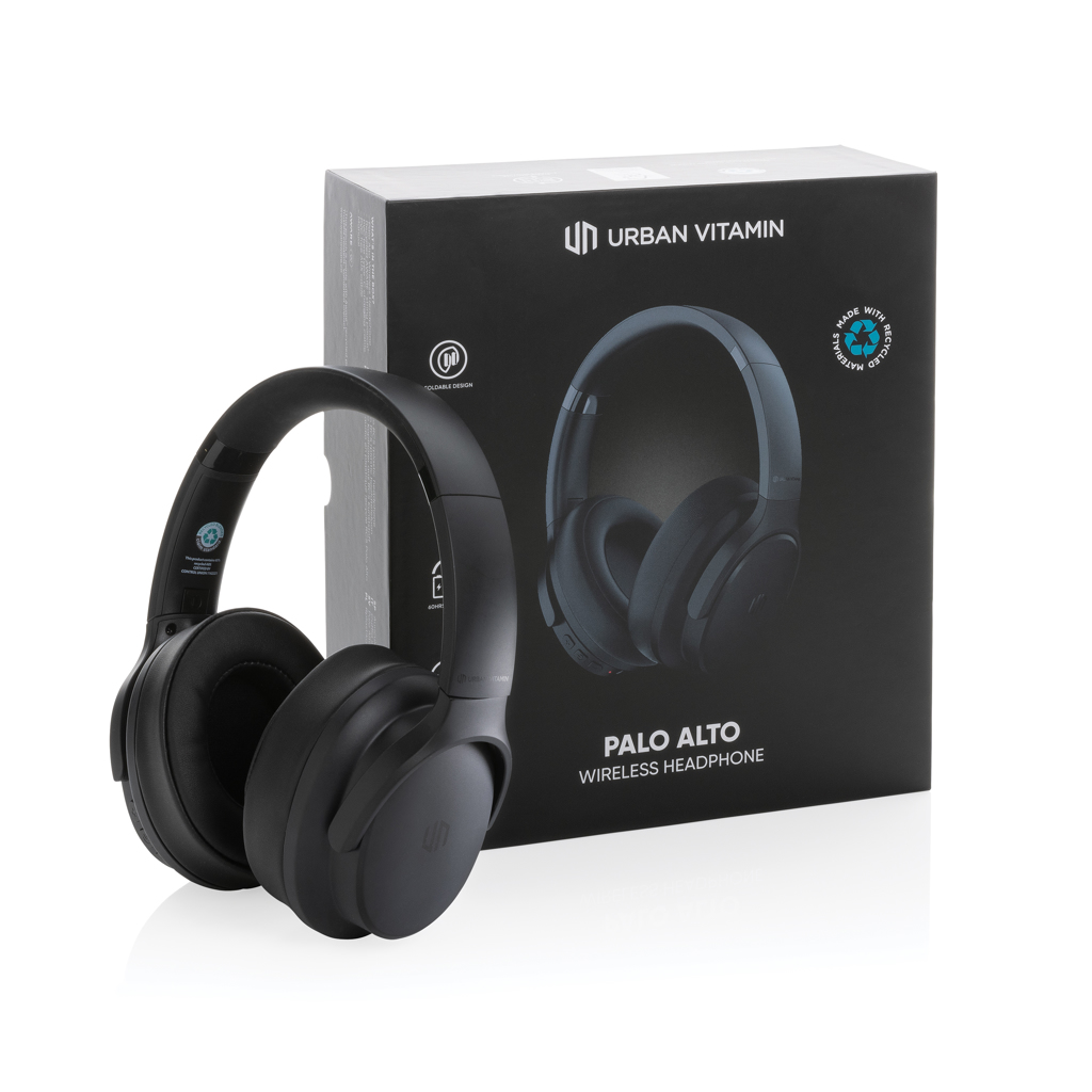Urban Vitamin Palo Alto Bluetooth-Kopfhörer aus RCS-recyceltem ABS
