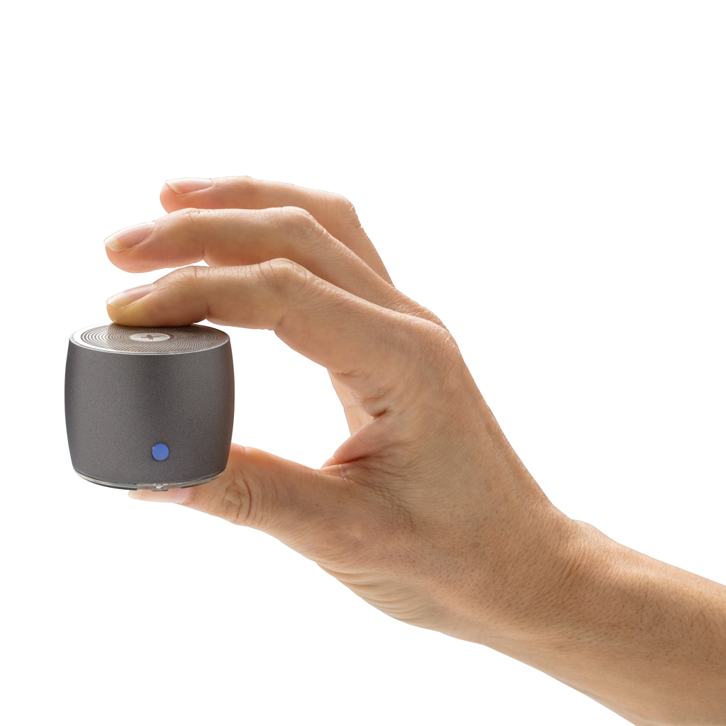 Swiss Peak 3W Bluetooth Lautsprecher aus RCS-recyceltem Aluminium