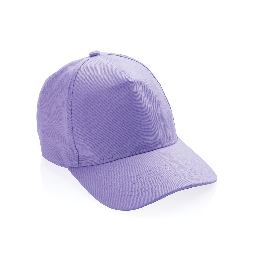 XD Collection Impact 5-Panel Cap aus 280 g/m² rCotton mit AWARE™ Tracer