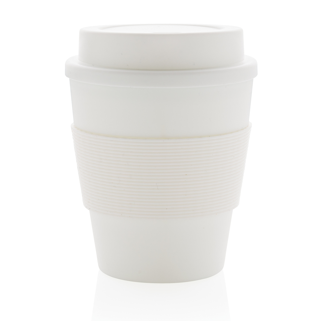 XD Collection wiederverwendbarer Coffee-to-go Becher 350 ml mit Silikon-Sleeve
