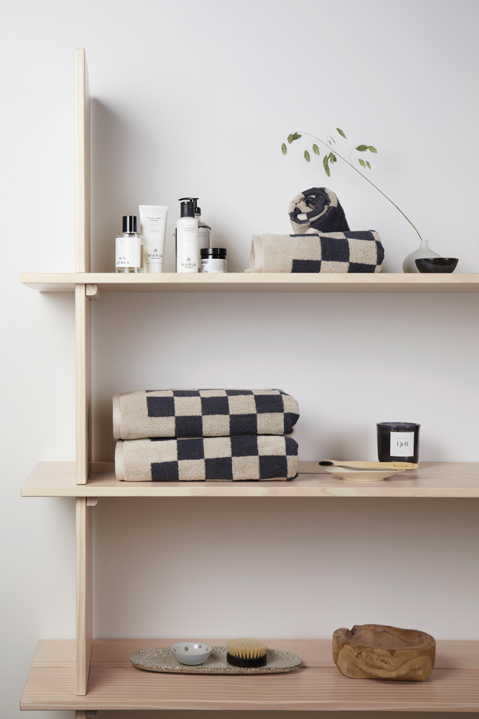 VINGA Elba Handtuch-Set 4er aus OCS Bio-Baumwolle, bestickbar