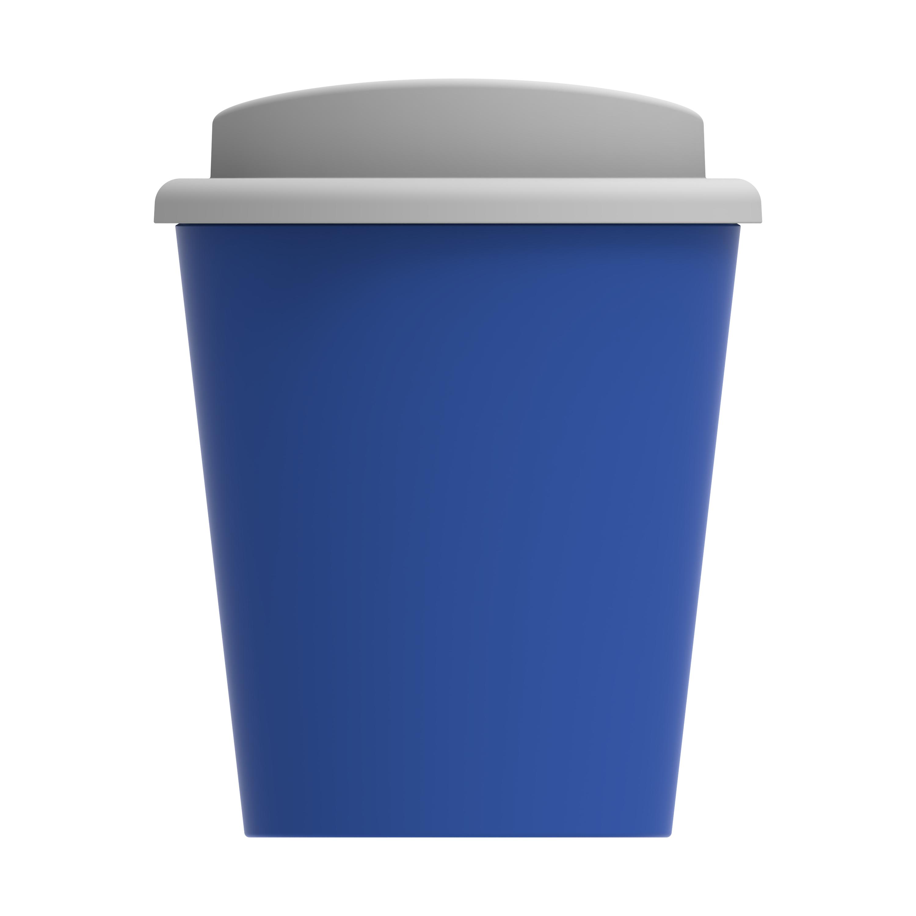 Kaffeebecher "Premium" small – TopView_Blau_Weiss_1 Kaffeebecher "Premium" small