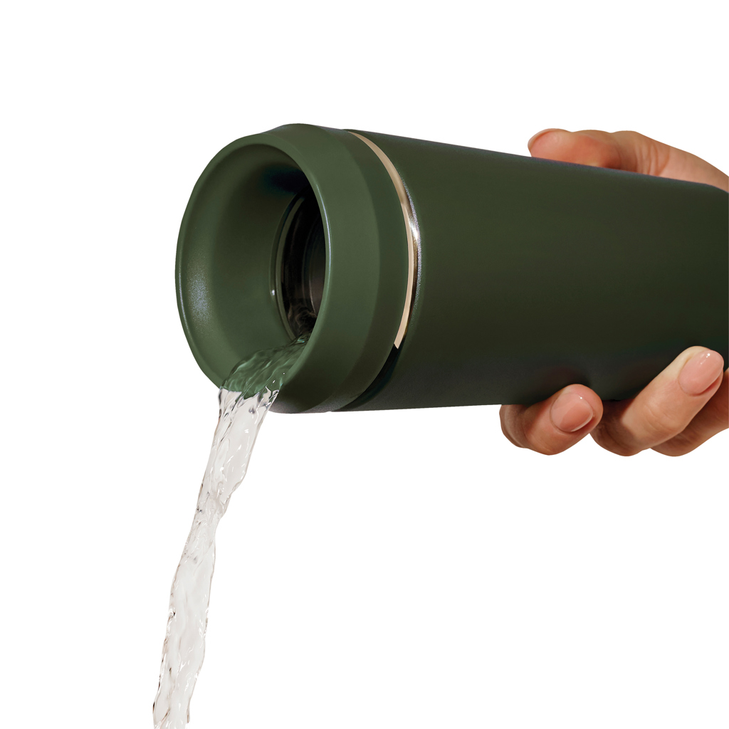 Topl Trinkbecher 354 ml aus recyceltem Edelstahl mit 360°-Deckel