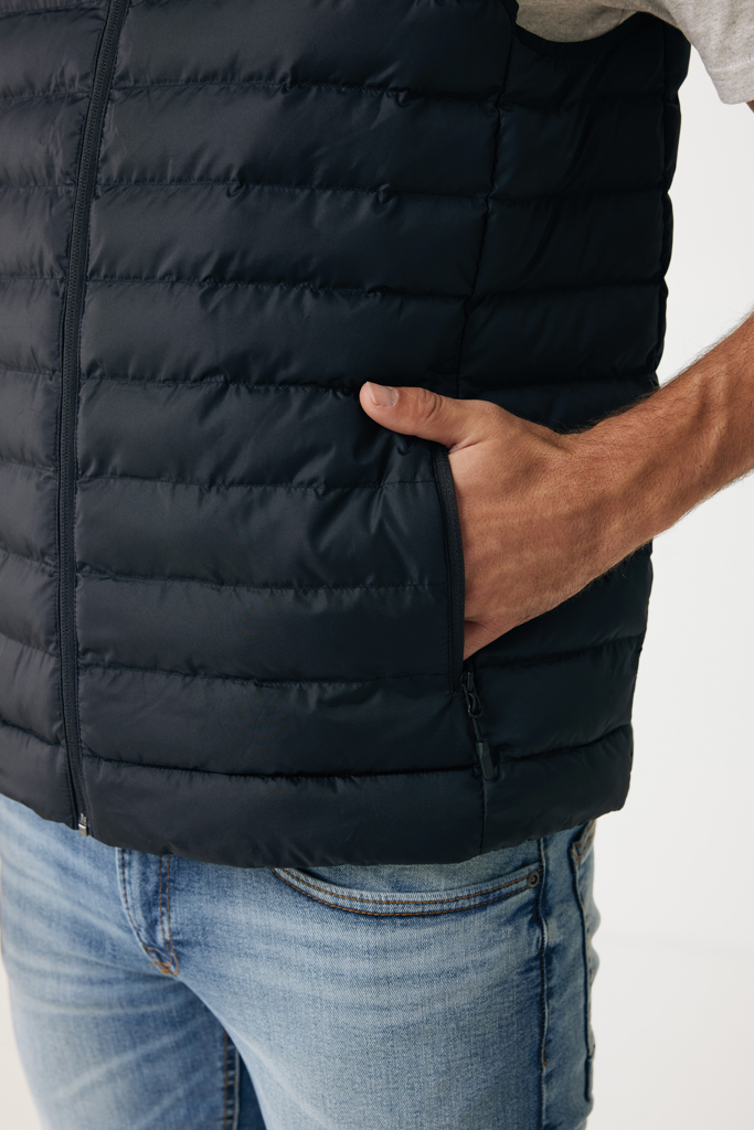 IQONIQ Meru Herren Bodywarmer aus 100% recyceltem Polyester – bedruckbar mit Logo IQONIQ Meru Herren Bodywarmer aus 100% recyceltem Polyester – bedruckbar mit Logo