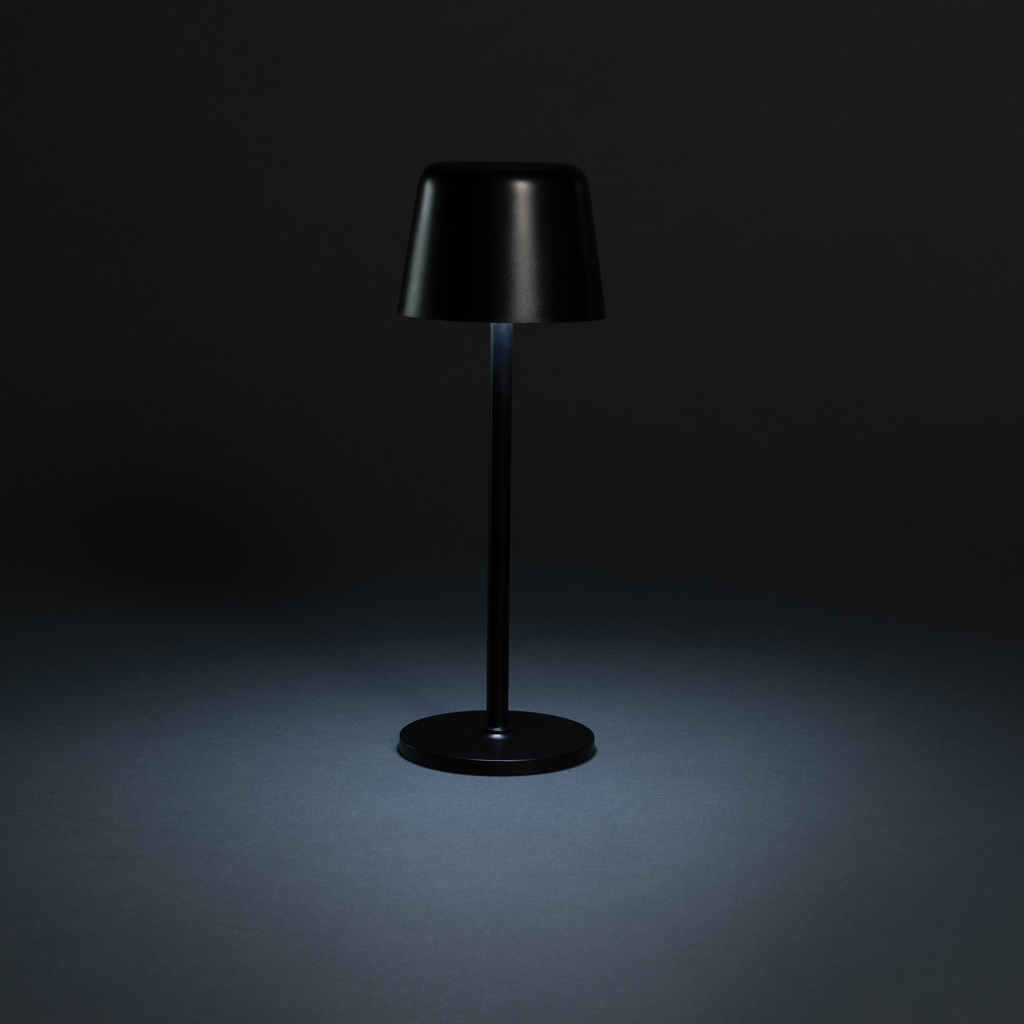 XD Collection Zenic USB-Tischleuchte aus RCS-recyceltem ABS mit Touch-Dimmer