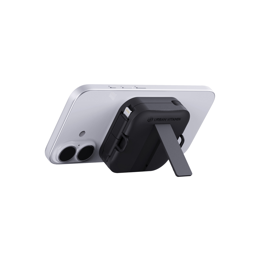 RCS-zertifizierter 100W USB-C Ladehalter, recycelt schwarz