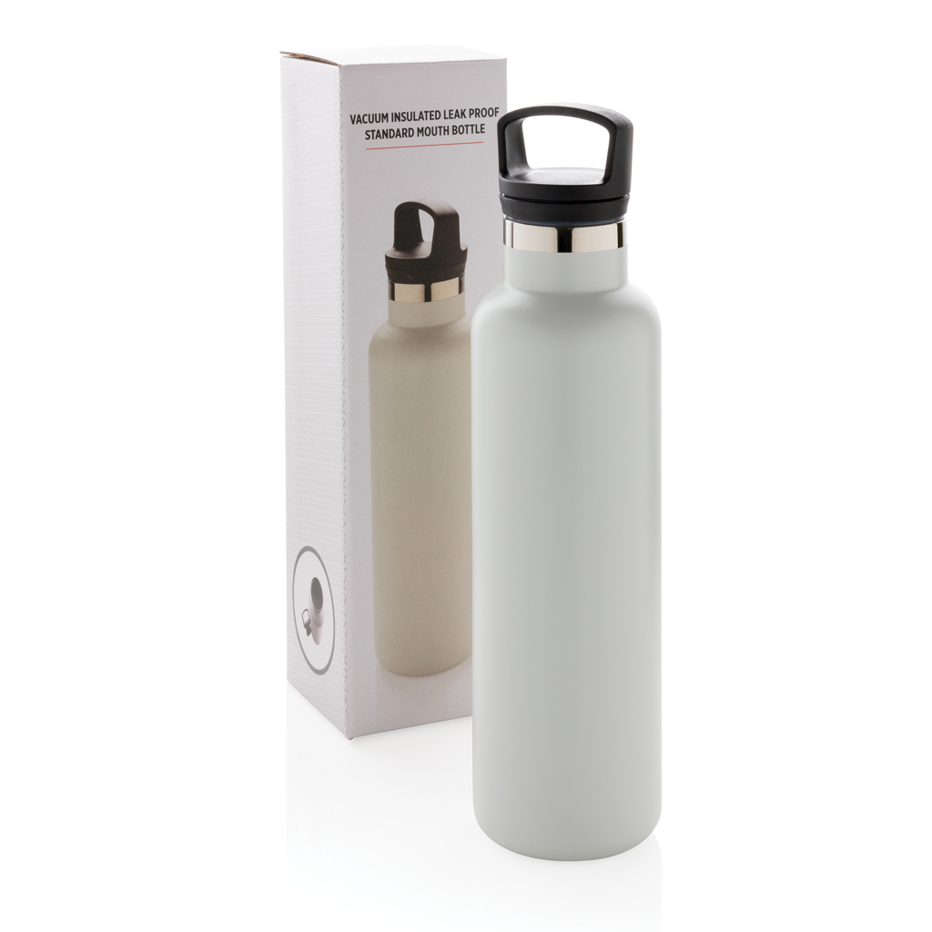 Edelstahl Isolierflasche 600 ml mit Teefilter – off white Edelstahl Isolierflasche 600 ml mit Teefilter – off white