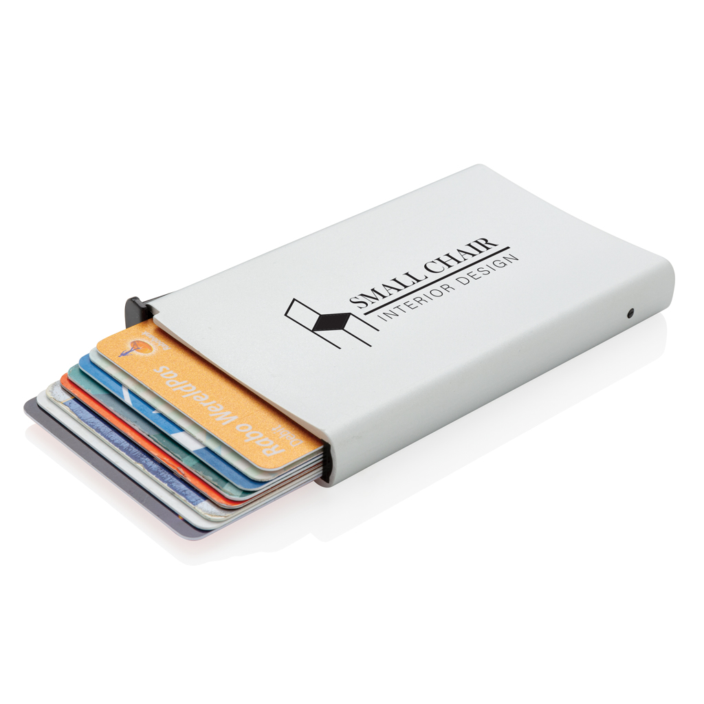 Aluminium RFID Kartenhalter mit Easy-Slider – XD Collection Aluminium RFID Kartenhalter mit Easy-Slider – XD Collection