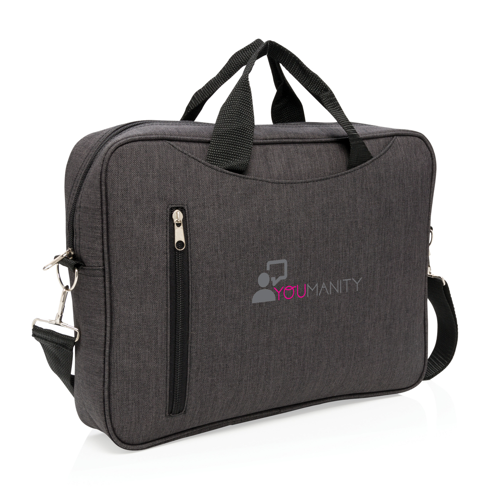 XD Collection Basic 15-Zoll-Laptop-Tasche aus 600D-Polyester, PVC-frei XD Collection Basic 15-Zoll-Laptop-Tasche aus 600D-Polyester, PVC-frei