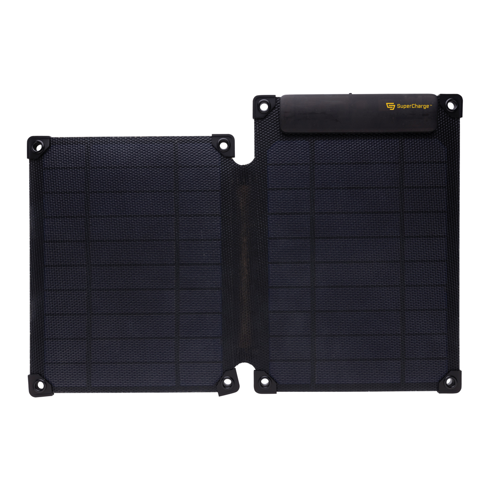 Solarpulse 10W faltbares Solarpanel aus RCS-Plastik – Innovativer Werbeartikel für Events