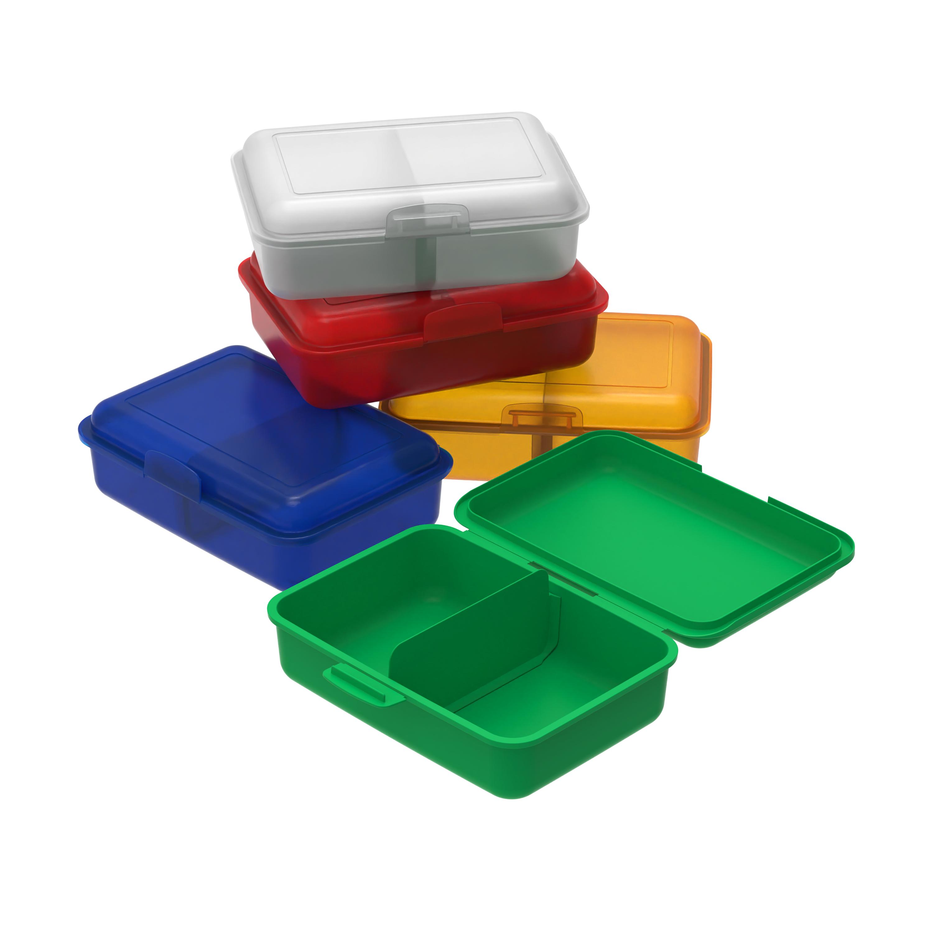 Vorratsdose "School-Box" mittel mit Trennwand – DET3 Vorratsdose "School-Box" mittel mit Trennwand