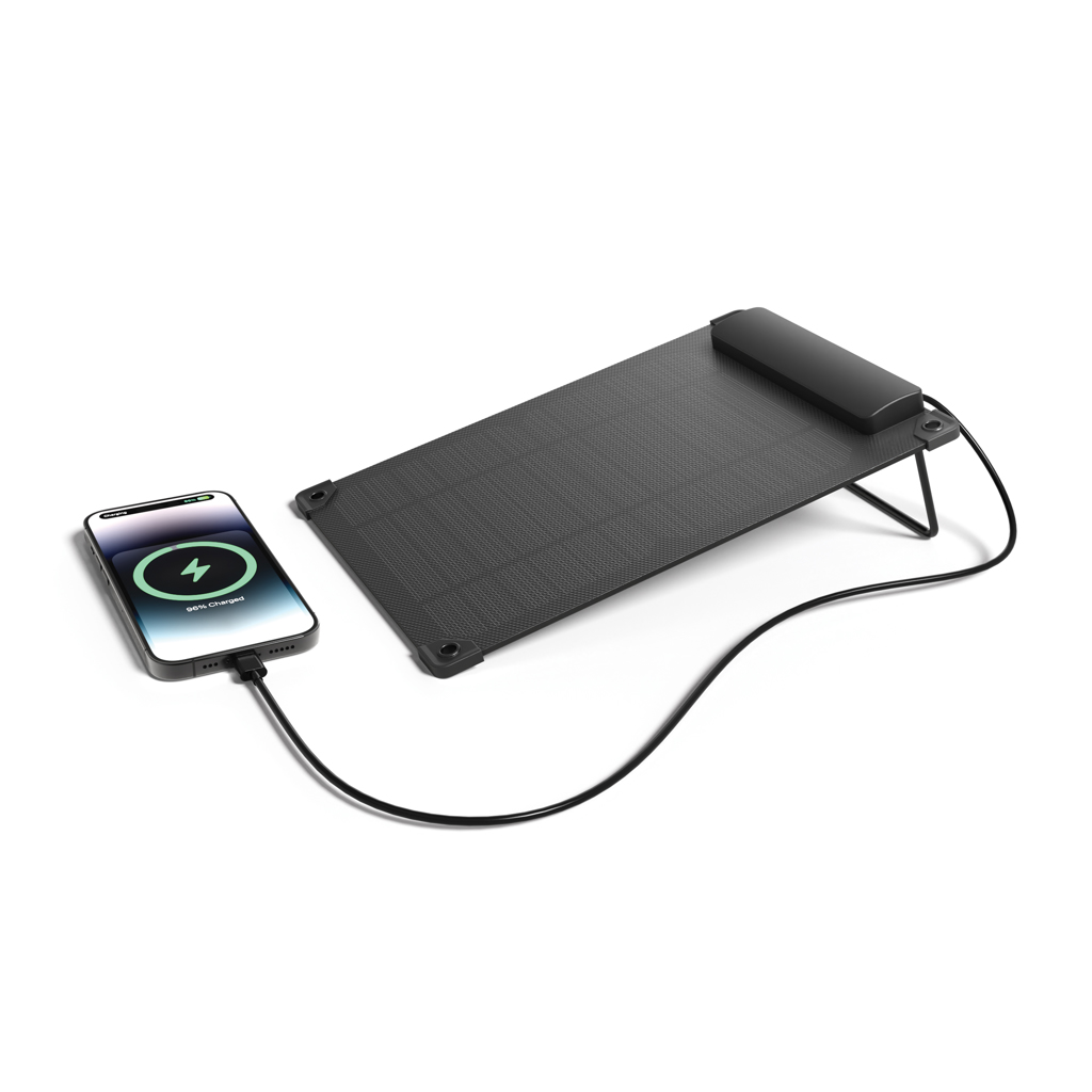 Solarpulse Charger 5W RCS rPlastik Panel – Innovatives Werbegeschenk mit Logo