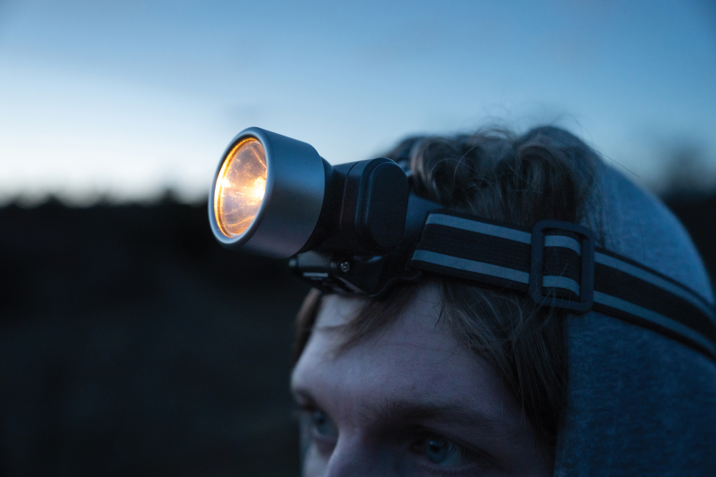 Everest LED-Kopflampe mit Logodruck | XD Collection