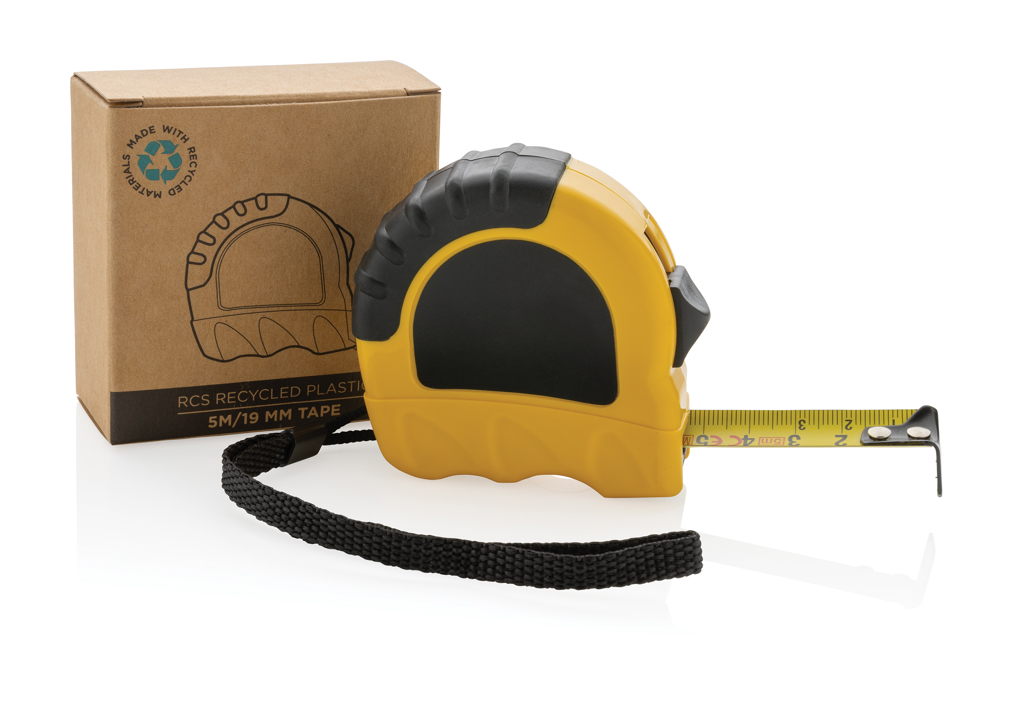XD Collection 5m Maßband aus RCS-recyceltem ABS mit Logo bedrucken