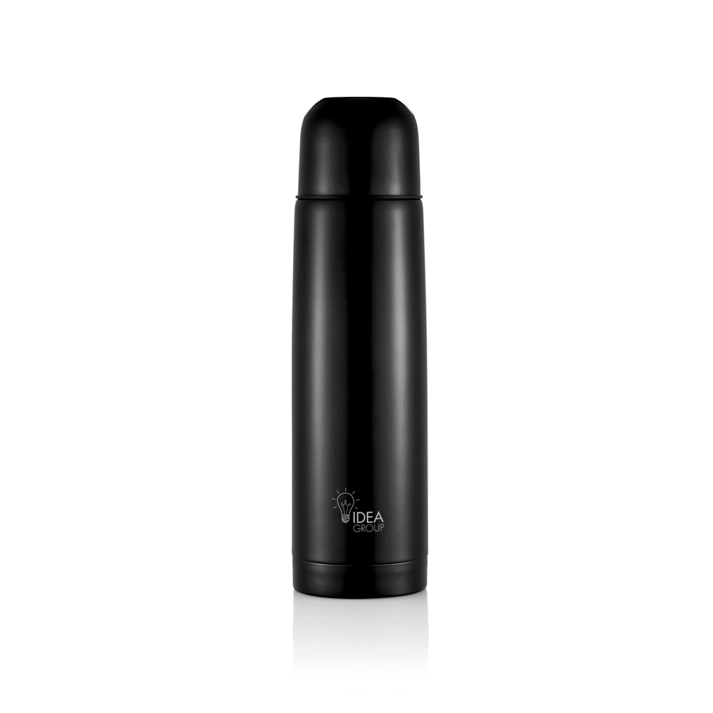 Edelstahl Isolierflasche 500 ml, vakuumisoliert - schwarz