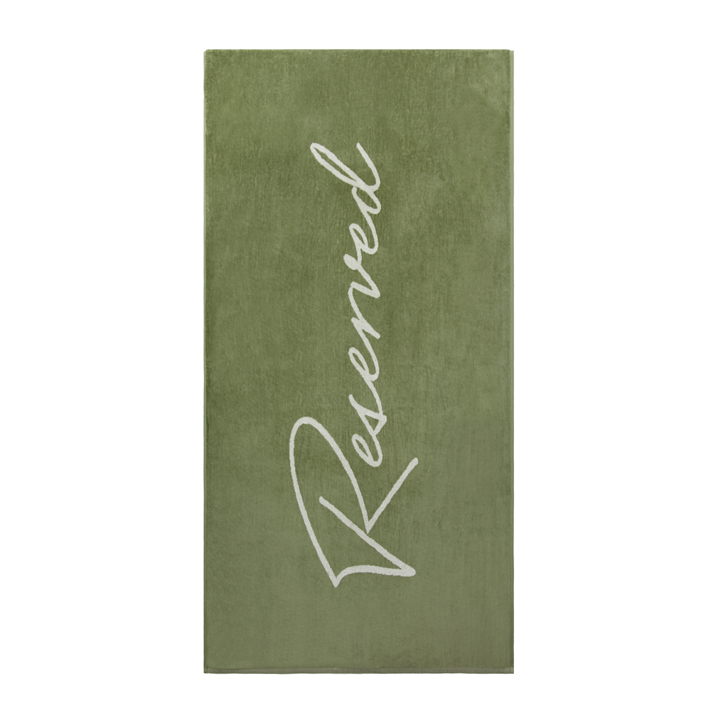 VINGA Liegestuhl-Tuch 450 g/m² Baumwolle, 160×80 cm, OEKO-TEX, bestickbar