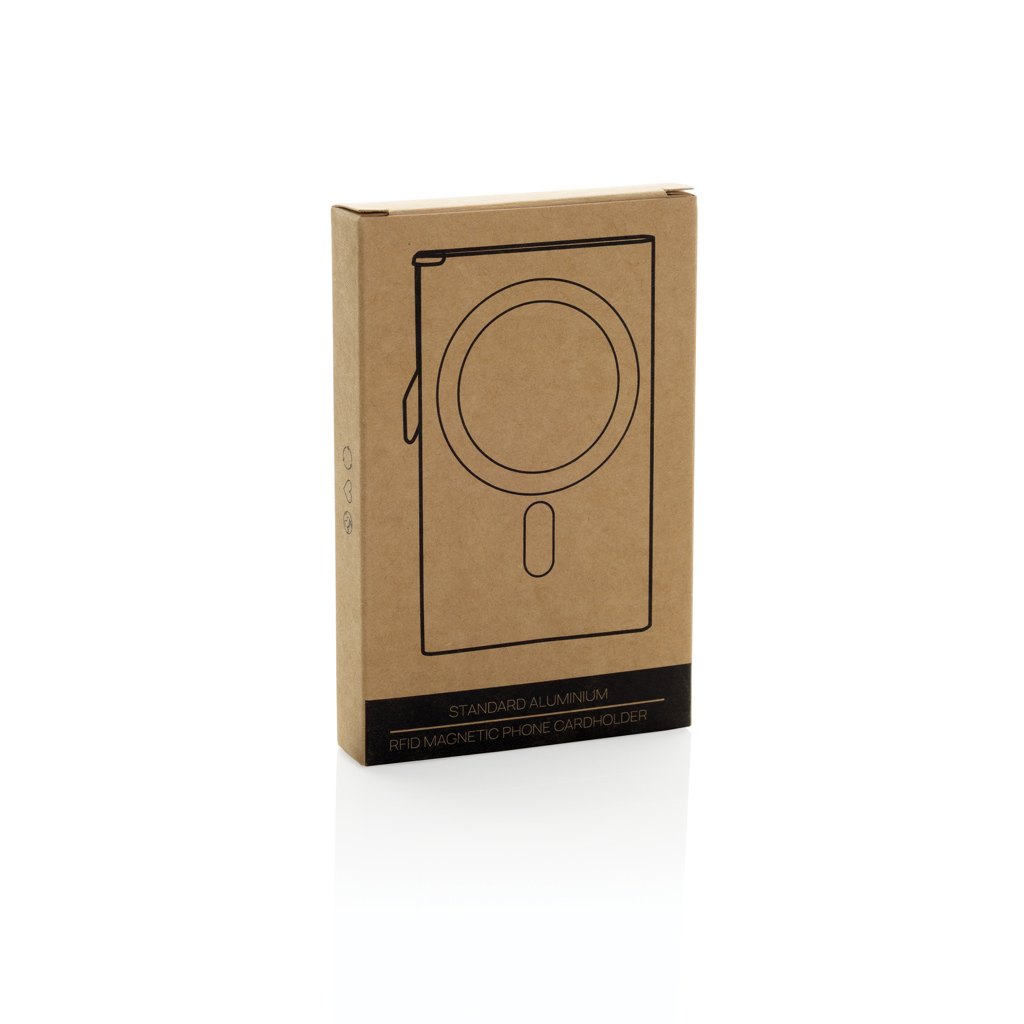 XD Collection Magnetischer RFID-Kartenhalter aus Aluminium für Smartphones XD Collection Magnetischer RFID-Kartenhalter aus Aluminium für Smartphones