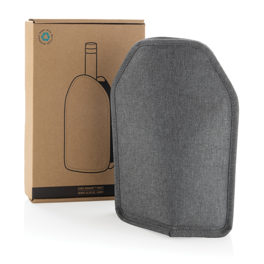 Vino AWARE rPET Weinkühler-Sleeve mit Logodruck
