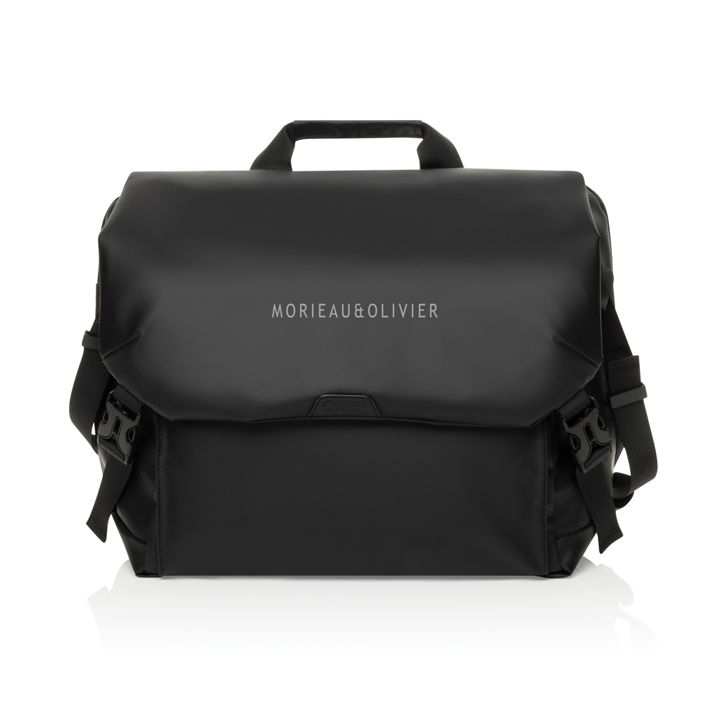 Swiss Peak OSLO RCS Messenger – 15,6-Zoll-Laptoptasche mit RFID-Fach und Ihrem Logo