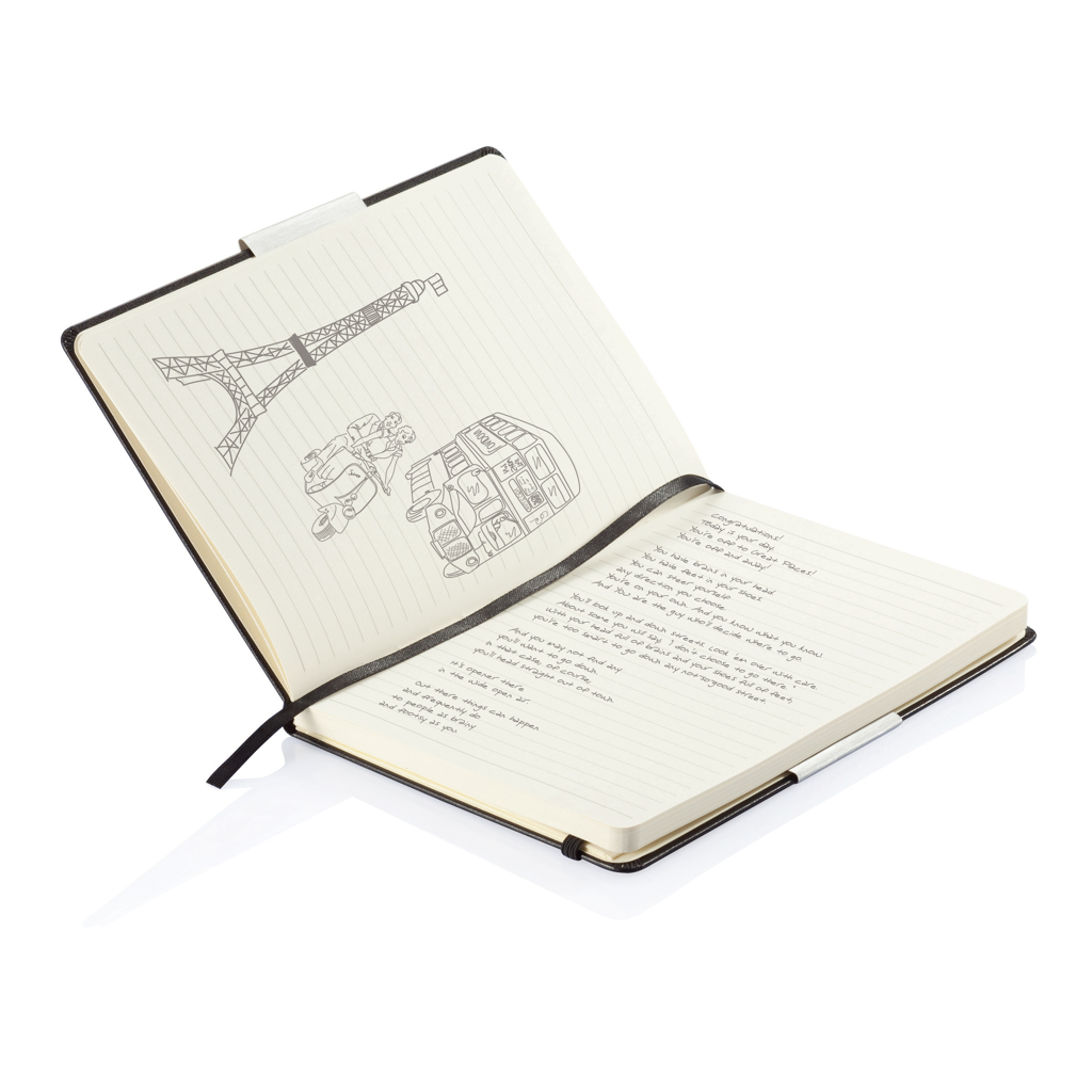 XD Collection Deluxe Hardcover A5 Notizbuch mit Gummiband