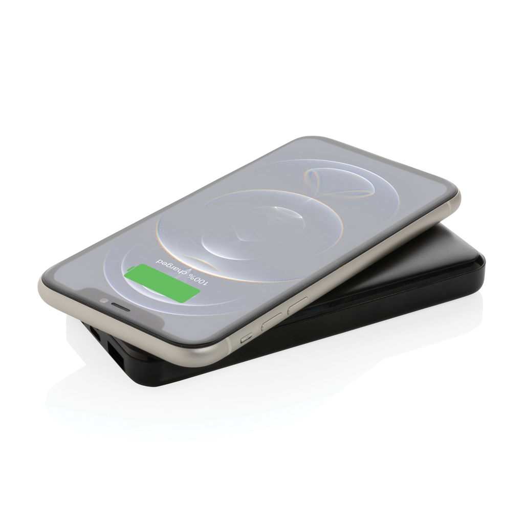 XD Collection Wireless Powerbank 8.000 mAh aus RCS-recyceltem ABS – bedruckbar XD Collection Wireless Powerbank 8.000 mAh aus RCS-recyceltem ABS – bedruckbar