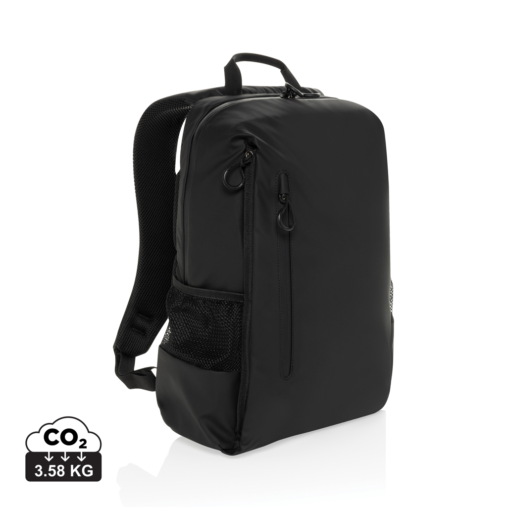 XD Xclusive Lima Aware RPET Laptop-Rucksack 15,6 Zoll, schwarz, mit Logo veredelbar XD Xclusive Lima Aware RPET Laptop-Rucksack 15,6 Zoll, schwarz, mit Logo veredelbar