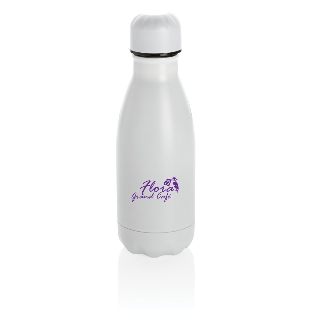 Edelstahl Trinkflasche vakuumisoliert 260 ml – schwarz
