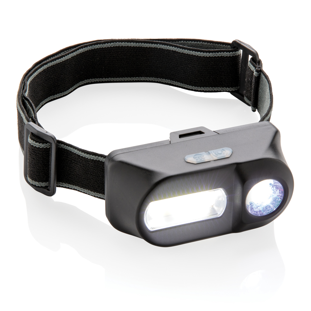 XD Collection COB und LED Stirnlampe mit Tampondruck