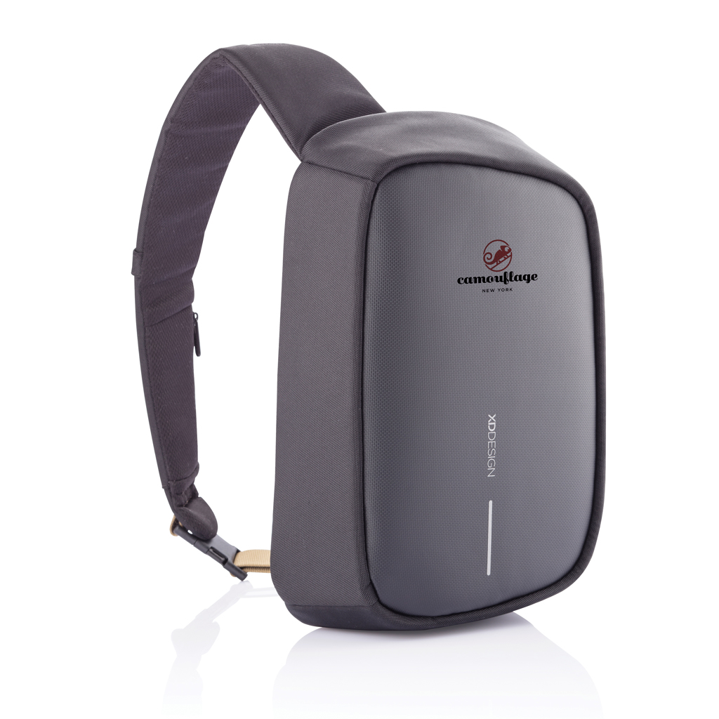 XD Design Bobby Sling Anti-Diebstahl Crossbody-Rucksack aus recyceltem PET XD Design Bobby Sling Anti-Diebstahl Crossbody-Rucksack aus recyceltem PET