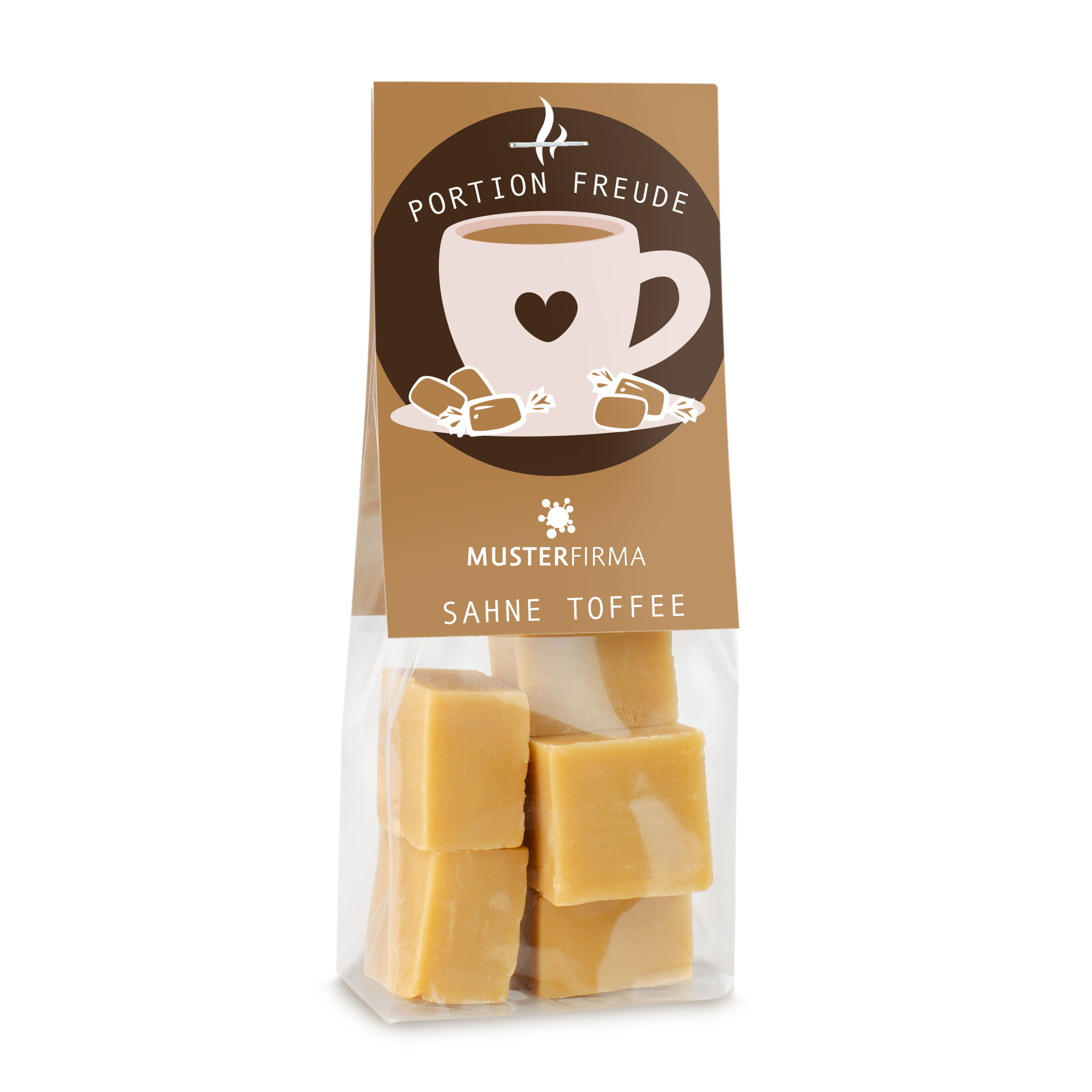 Naschbeutel Sahne Toffee Naschbeutel Sahne Toffee