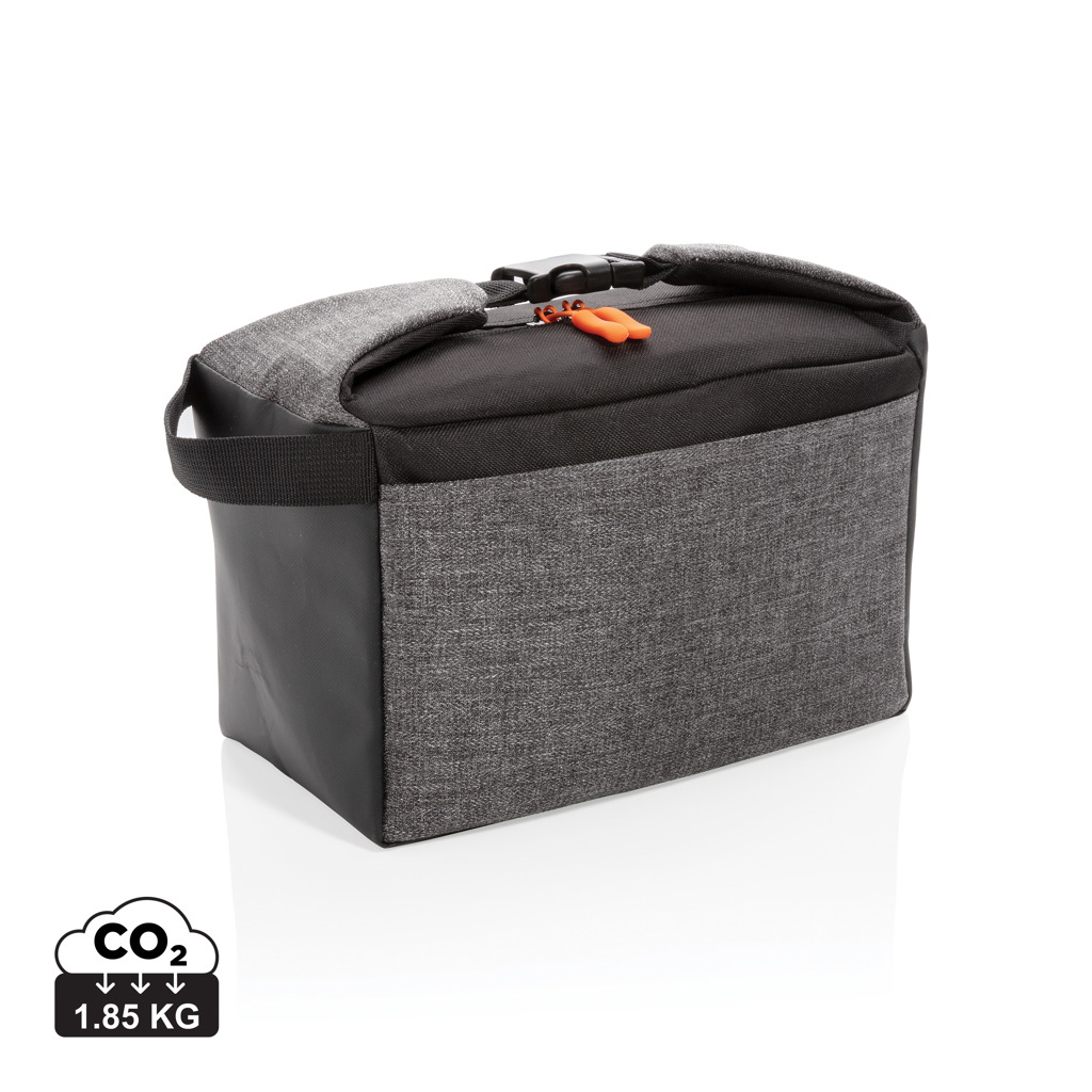 XD Collection Two-Tone Kühltasche für 8 Dosen mit Logo bedrucken