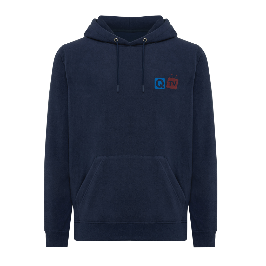 iqoniq Trivor Unisex-Mikrofleece-Hoodie aus 100% recyceltem Polyester, mit Stickerei oder Aufnäher veredelbar iqoniq Trivor Unisex-Mikrofleece-Hoodie aus 100% recyceltem Polyester, mit Stickerei oder Aufnäher veredelbar