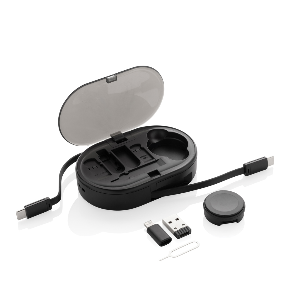 Chargevix Multifunktionales 60W-Lade-Set aus RCS rPlastic, bedruckbar