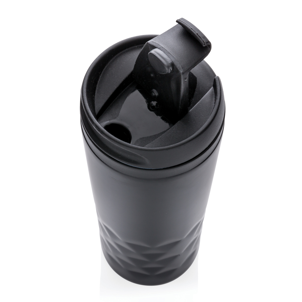 XD Collection Geometrischer Becher 300 ml aus Edelstahl mit Logo bedruckbar
