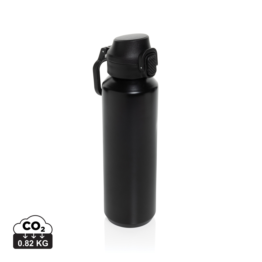 XD Collection Via RCS Re-Steel Sportflasche 600 ml mit auslaufsicherem Klick-Verschluss
