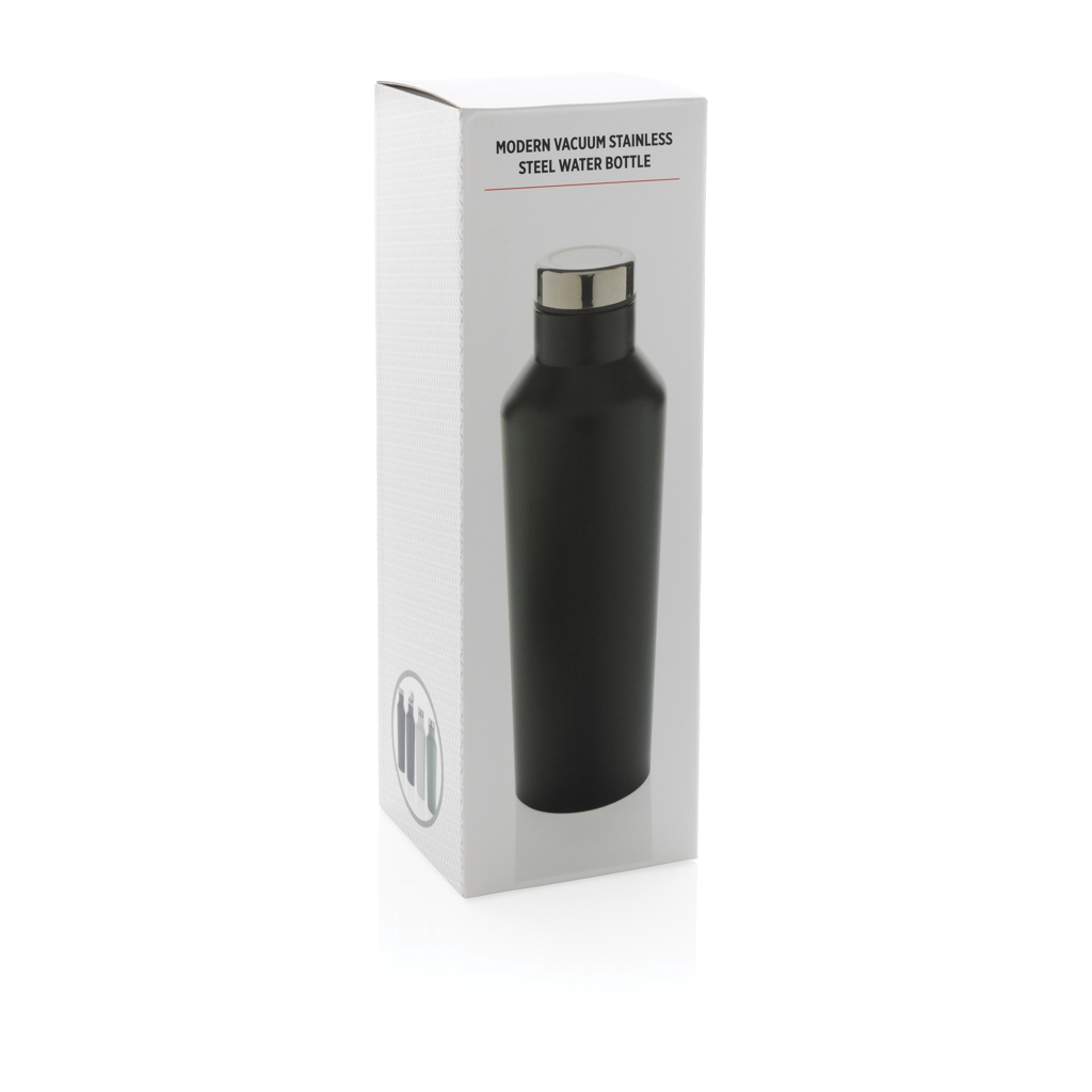 Edelstahl Vakuum-Isolierflasche 500 ml BPA-frei – schwarz