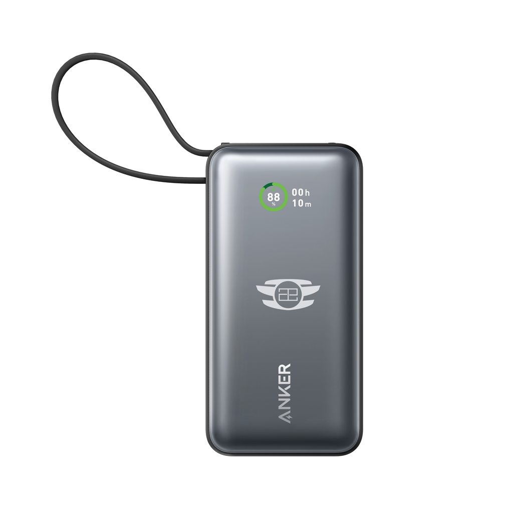 Anker Nano Powerbank 30W mit integriertem USB-C-Kabel – mit Logo bedruckbar Anker Nano Powerbank 30W mit integriertem USB-C-Kabel – mit Logo bedruckbar