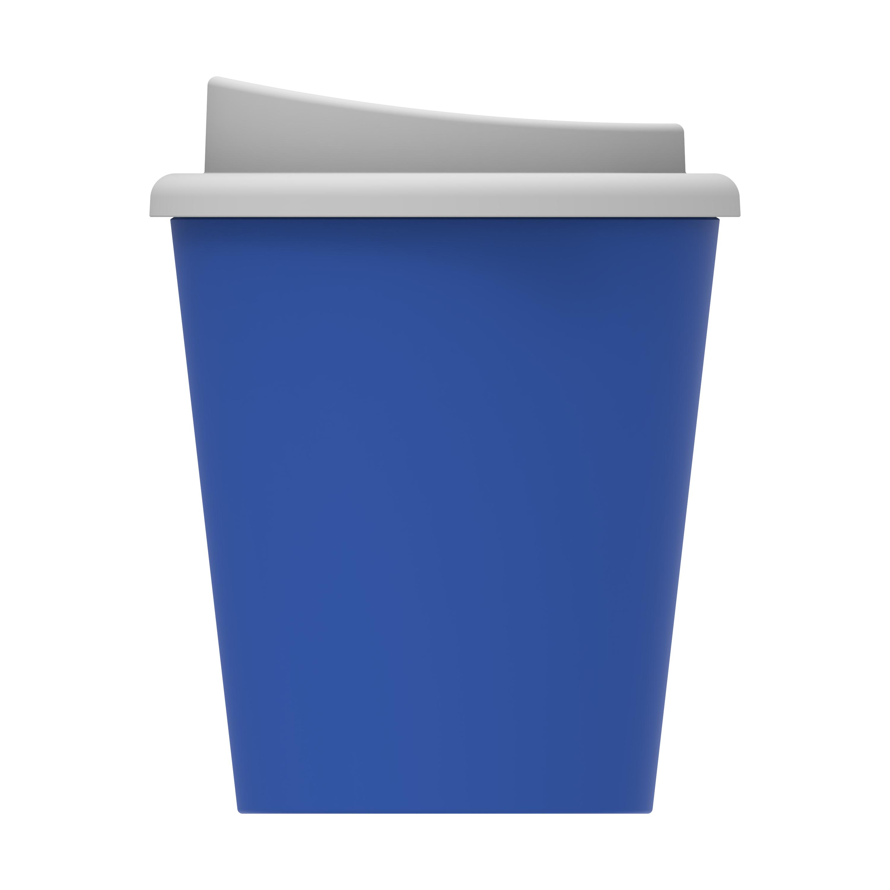 Kaffeebecher "Premium" small – TopView_Blau_Weiss_2 Kaffeebecher "Premium" small