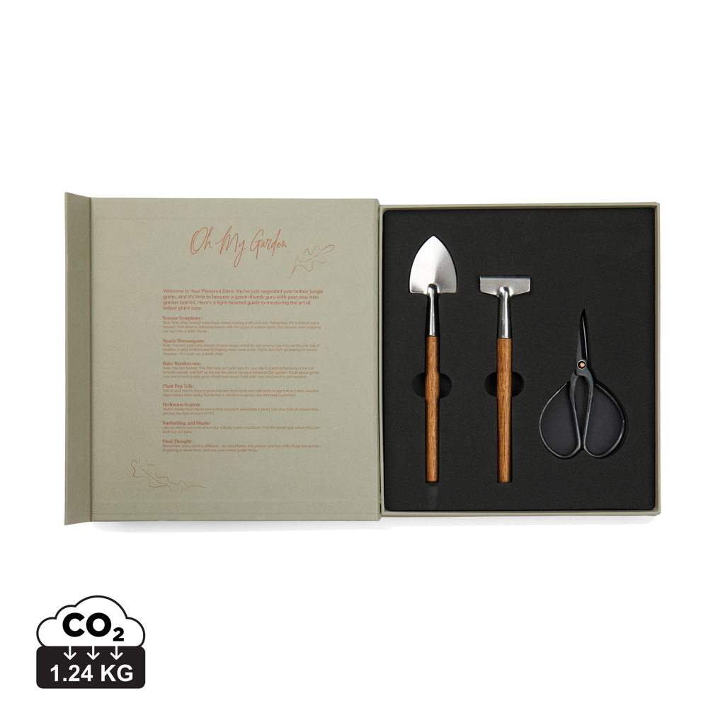 VINGA Story of Garden Indoor-Pflanzenset in Buch-Geschenkbox